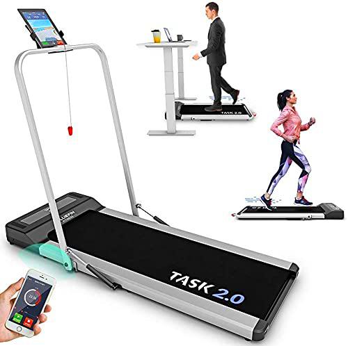 Bluefin Fitness Cinta de Correr Eléctrica Task 2.0 2 en 1 8 km/h | Tecnología Protección Articulaciones | App para Smartphone